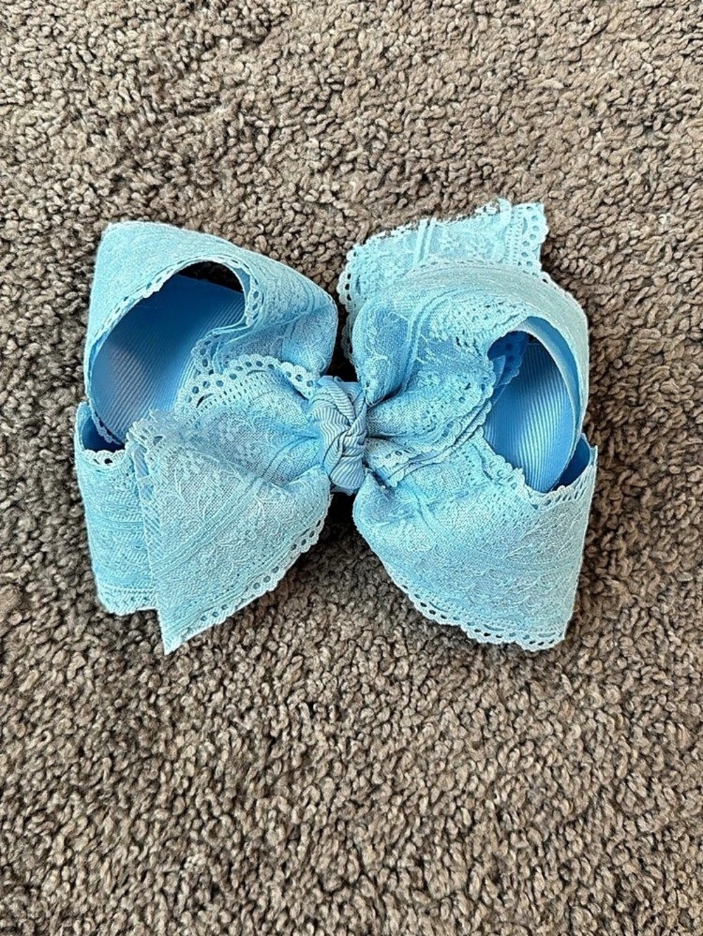 Blue Lace Zoe Bow